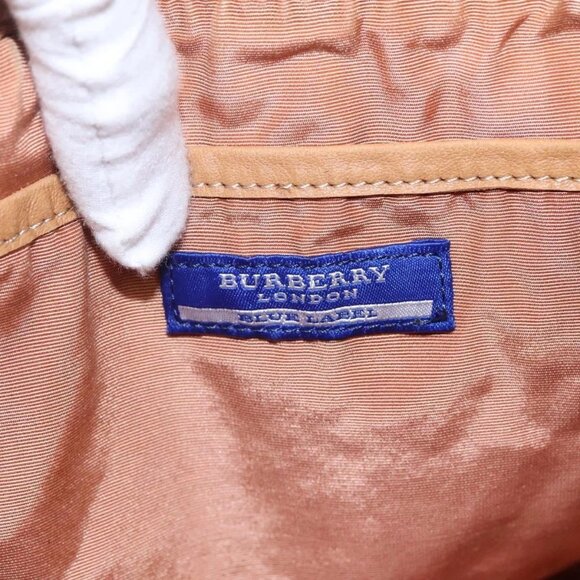 BURBERRY Blue Label Shoulder Bag Canvas White Auth bs23896 - Picture 8 of 16
